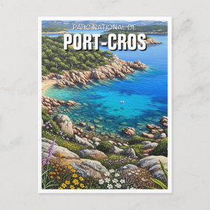 Port-Cros National Park France Travel Postcard