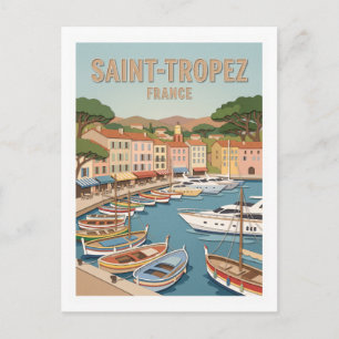Port de Saint-Tropez France Postcard
