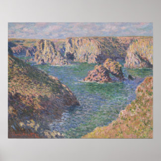 Port-Domois, Belle-Isle (1887) by Claude Monet Poster