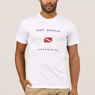 Port Douglas Australia Scuba Dive Flag T-Shirt