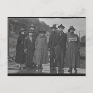 Port du masque pendant la Grippe espagnole 1918 Postcard