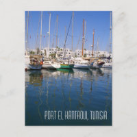Port el Kantaoui Harbour Waterfront Boats Tunisia