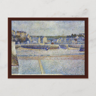 Port-En-Bessin ', The Outer Harbour At Low Tide Postcard