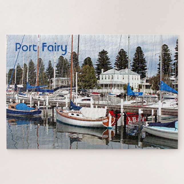  Port Fairy: Yachts in marina, Victoria, Australia Jigsaw Puzzle (Horizontal)