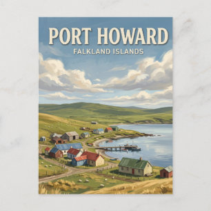 Port Howard Falkland Islands Postcard