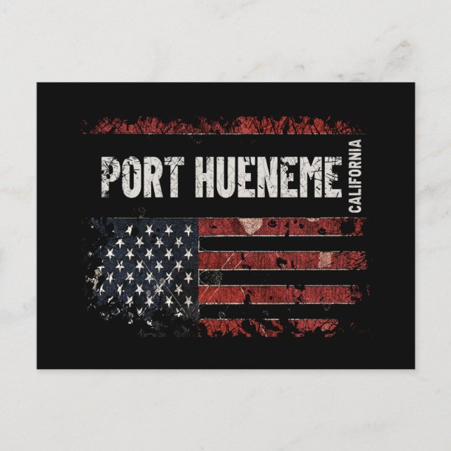 Port Hueneme California Postcard (Front)