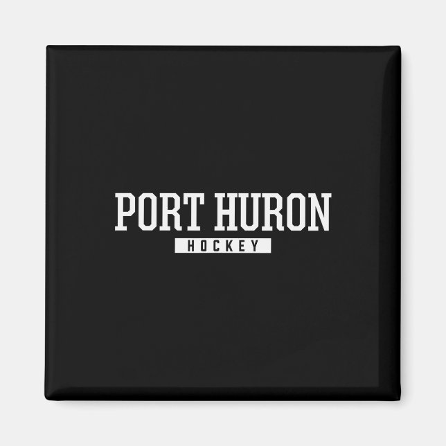 Port Huron High School Hockey  Magnet (Front)