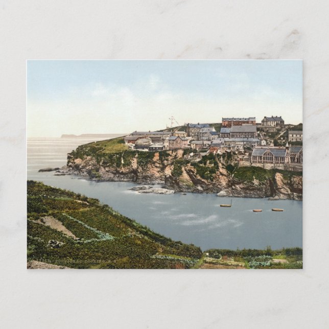 Port Isaac, Cornwall, England c.1895 Postcard (Front)