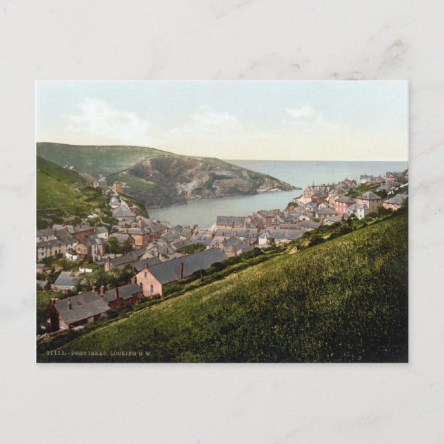 Port Isaac, Cornwall, England c.1895 Postcard (Front)