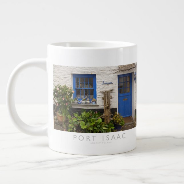 Port Isaac Large Coffee Mug (Left)