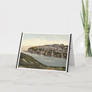 Port Isaac, looking N.E., Cornwall, England classi Holiday Card