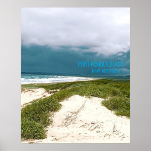 Port Kembla Wollongong Beach NSW Poster