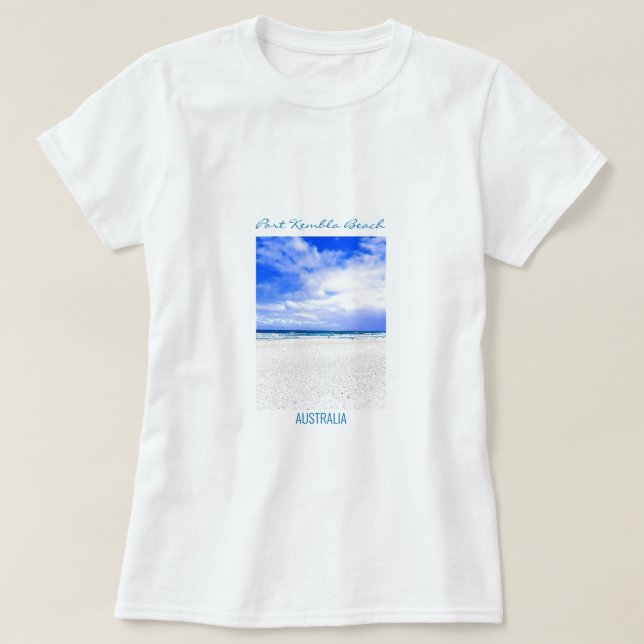 Port Kembla Wollongong beach NSW T-Shirt (Design Front)