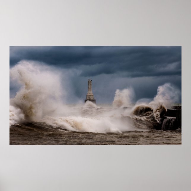 Port Lighthouse Poster (Front)