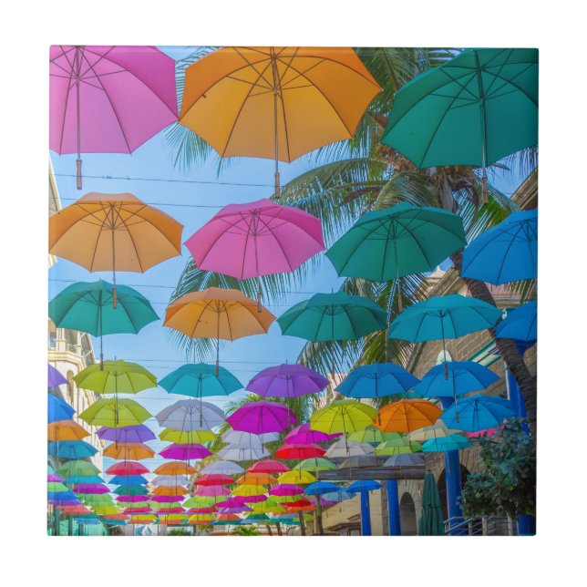 port louis le caudan waterfront umbrellas cap tile (Front)