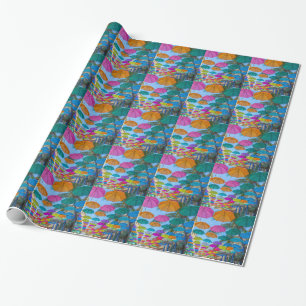 port louis le caudan waterfront umbrellas cap wrapping paper