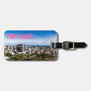 Port Louis Skyline Capital of Mauritius Luggage Tag