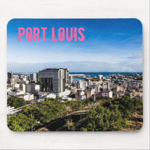 Port Louis Skyline Capital of Mauritius Mouse Mat