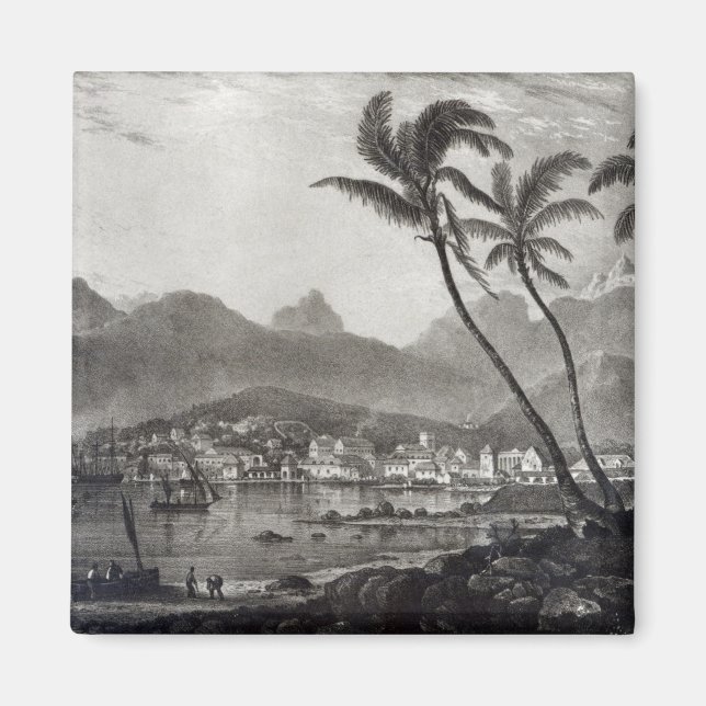 Port Louis 'Views in the Mauritius' by Magnet (Front)
