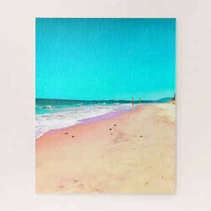 Port Macquarie beach scene Australia Jigsaw Puzzle