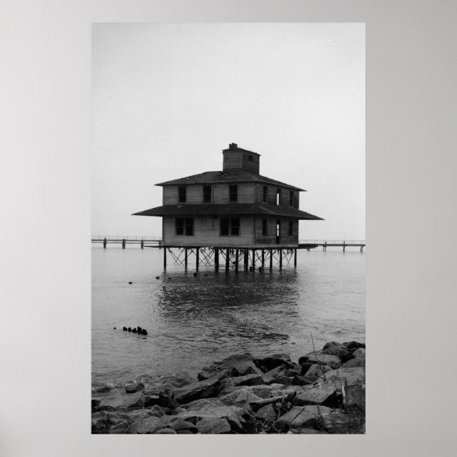 Port Mahon Lighthouse Poster (Front)