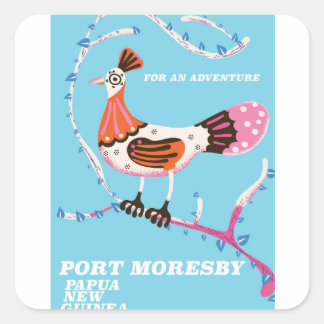 Port Moresby, Papua New Guinea Square Sticker