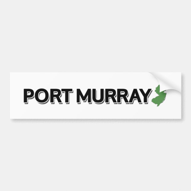 Port Murray, New Jersey Bumper Sticker (Front)