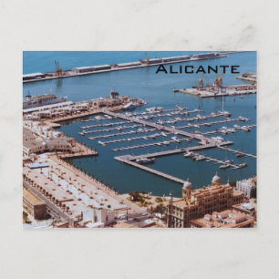 Port of Alicante Postcard
