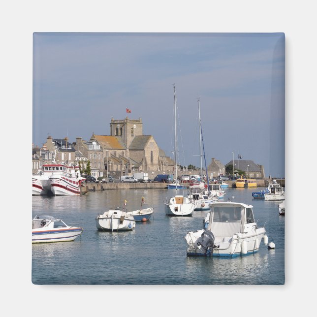 Port of Barfleur in France Magnet (Front)