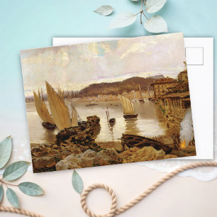 Port of Bilbao, Antonio Munoz Degrain Postcard