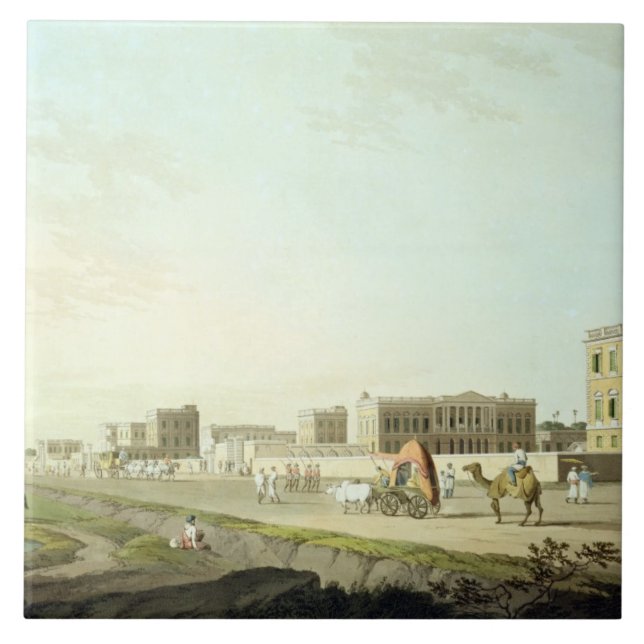 Port of Cheringhee, Calcutta, plate 32 from 'Orien Tile (Front)