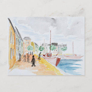Port of Concarneau Brittany, France Postcard