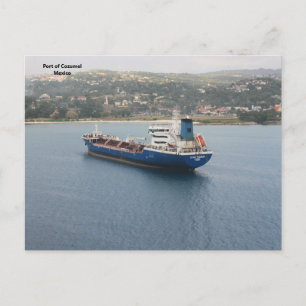 Port of Cozumel Mexico Postcard