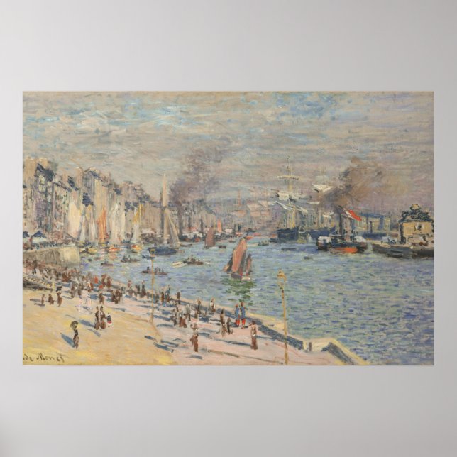 Port of Le Havre | Coastal Landscape Poster (Front)