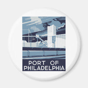 Port of Philadelphia Magnet
