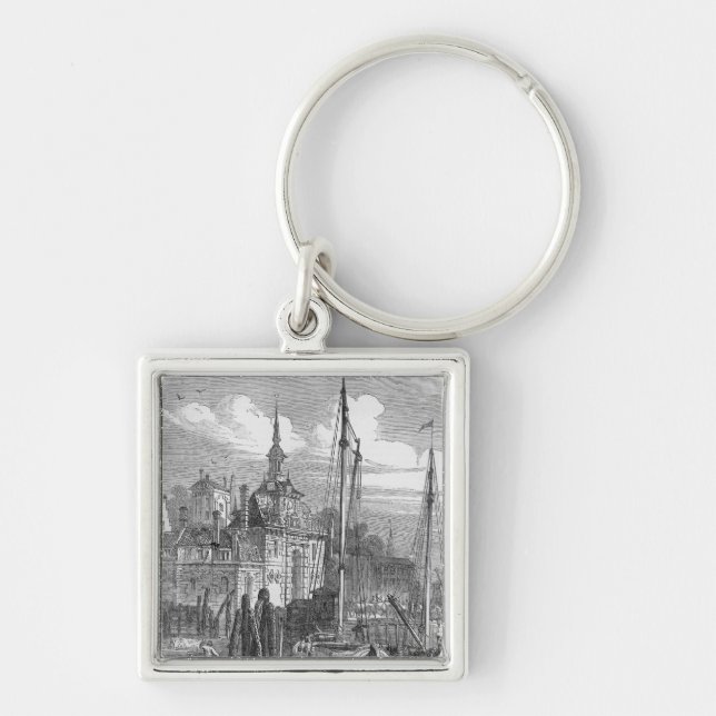 Port of Rotterdam, Holland Key Ring (Front)
