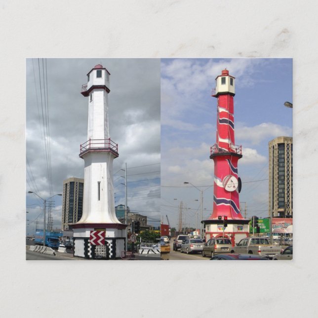 Port of Spain Lighthouse, Trinidad Postcard (Front)