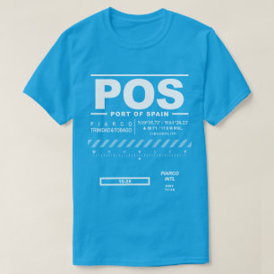 Port of Spain Piarco International Airport POS T-Shirt