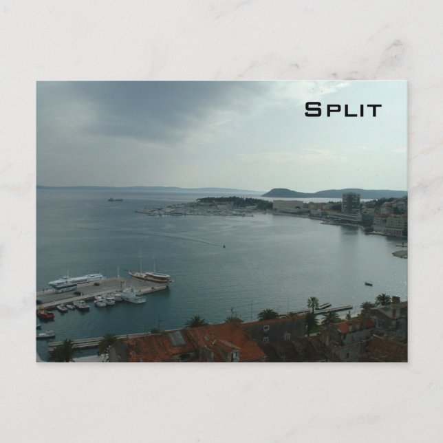 Port of Split Postcard (Front)