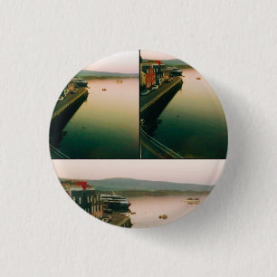 Port of Tobermory, Isle of Mull, Scotland 3 Cm Round Badge