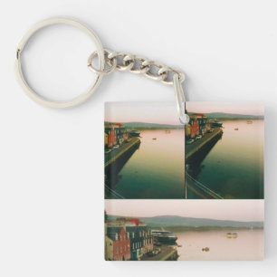 Port of Tobermory, Isle of Mull, Scotland Key Ring