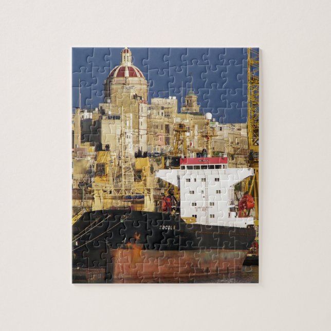 Port of Valletta. Jigsaw Puzzle (Vertical)