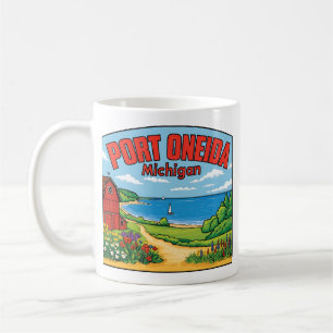 Port Oneida Michigan Vintage Coffee Mug