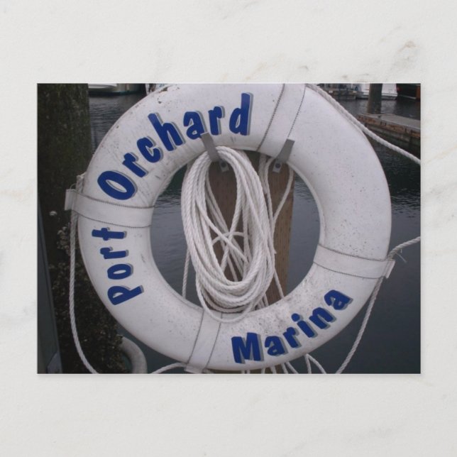 Port Orchard Marina Postcard (Front)