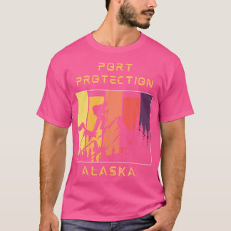 Port Protection Ak Distressed Mountain Hiking And T-Shirt
