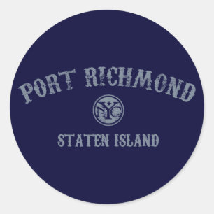 Port Richmond Classic Round Sticker