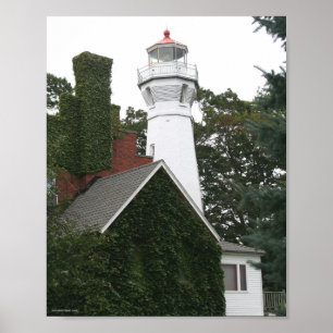 Port Sanilac Lighthouse Poster