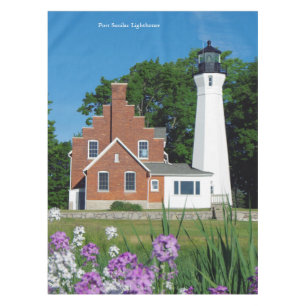 Port Sanilac Lighthouse table cloth