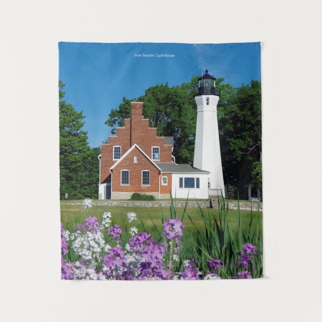 Port Sanilac Lighthouse tapestry (Front)