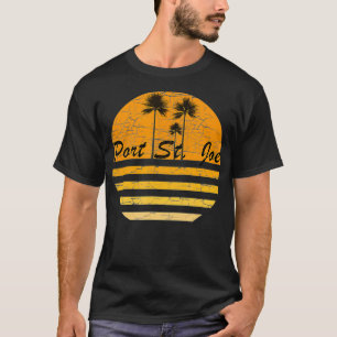 Port St Joe Vintage Retro  70s Throwback Surf T-Shirt